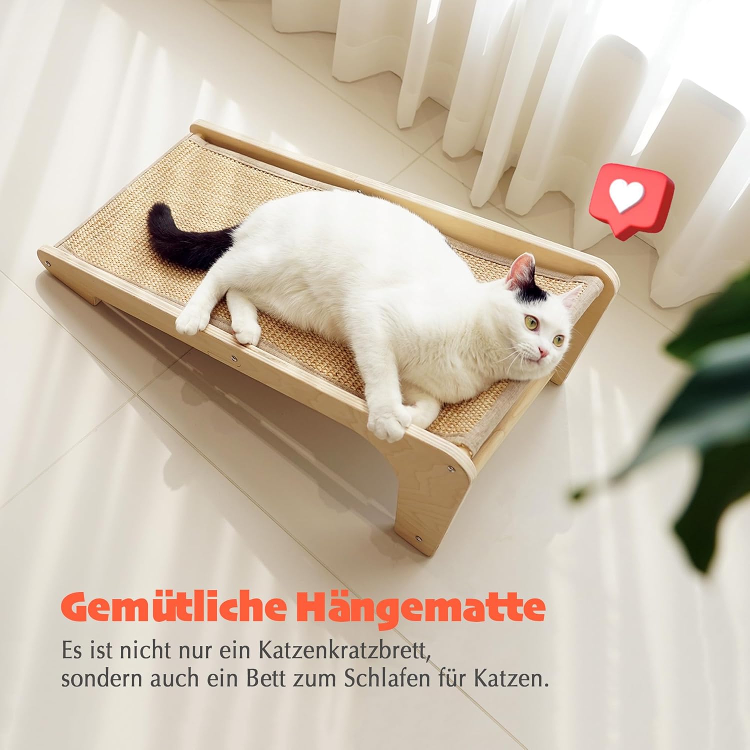 PETKARAY Kratzbrett Katze, 68 Cm Hohe L-Förmiger Sisal Kratzsäule, Dual-Use Kratzpads Für Katzen, Katzenkratzbrett Für Wand Und Ecke (Mit Katzenminze, Mausspielzeug)