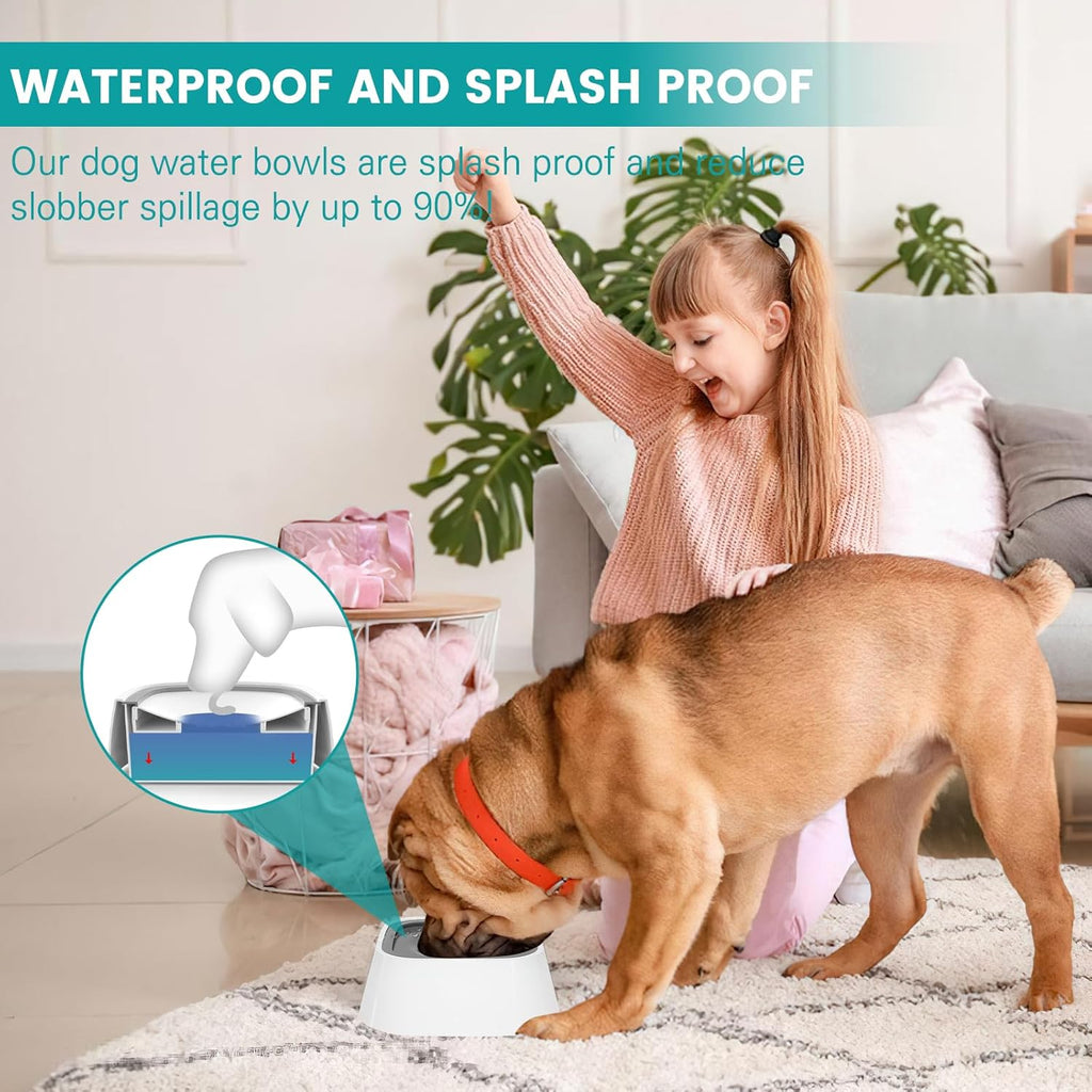 Trinknapf Auslaufsicher Katze,  1.5L Kein Verschütten Auslaufsicher Hundenapf, Wassernapf Für Hunde anti Schwapp, Anti-Schwapp Wasserspender Für Haustiere & Innen & Draußen & Auto