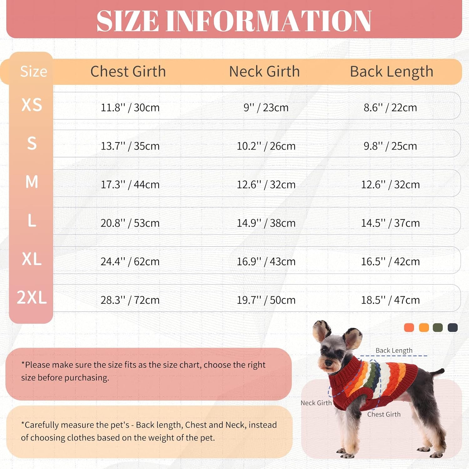 Kuoser Warm Hundepullover, Hundepullover Kleine Hunde, Hundepullover Mittelgroße Hunde, Hundepullover Fleece, Hunde Kleidung Für Kleine Hunde,Winter Hundepullover Rot XL